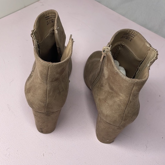 Faux Suede Ankle Booties - Picture 3 of 4